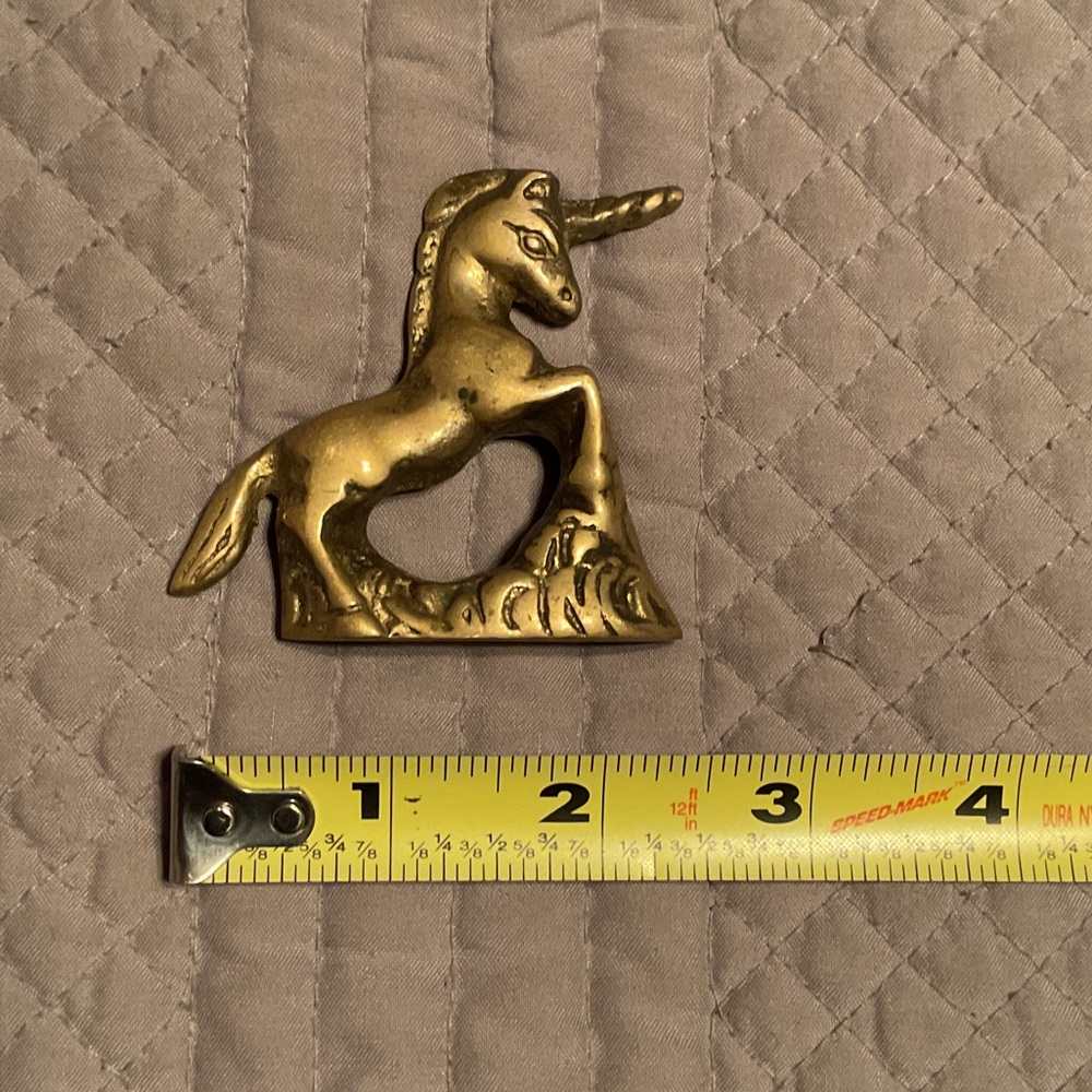 Gold Unicorn Desktop Decor